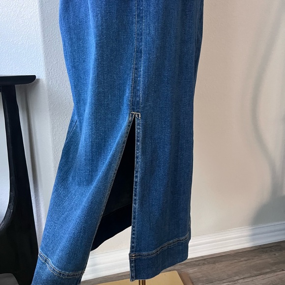 Anthropologie Pilcro Blue Denim Midi Dress - Picture 4 of 9